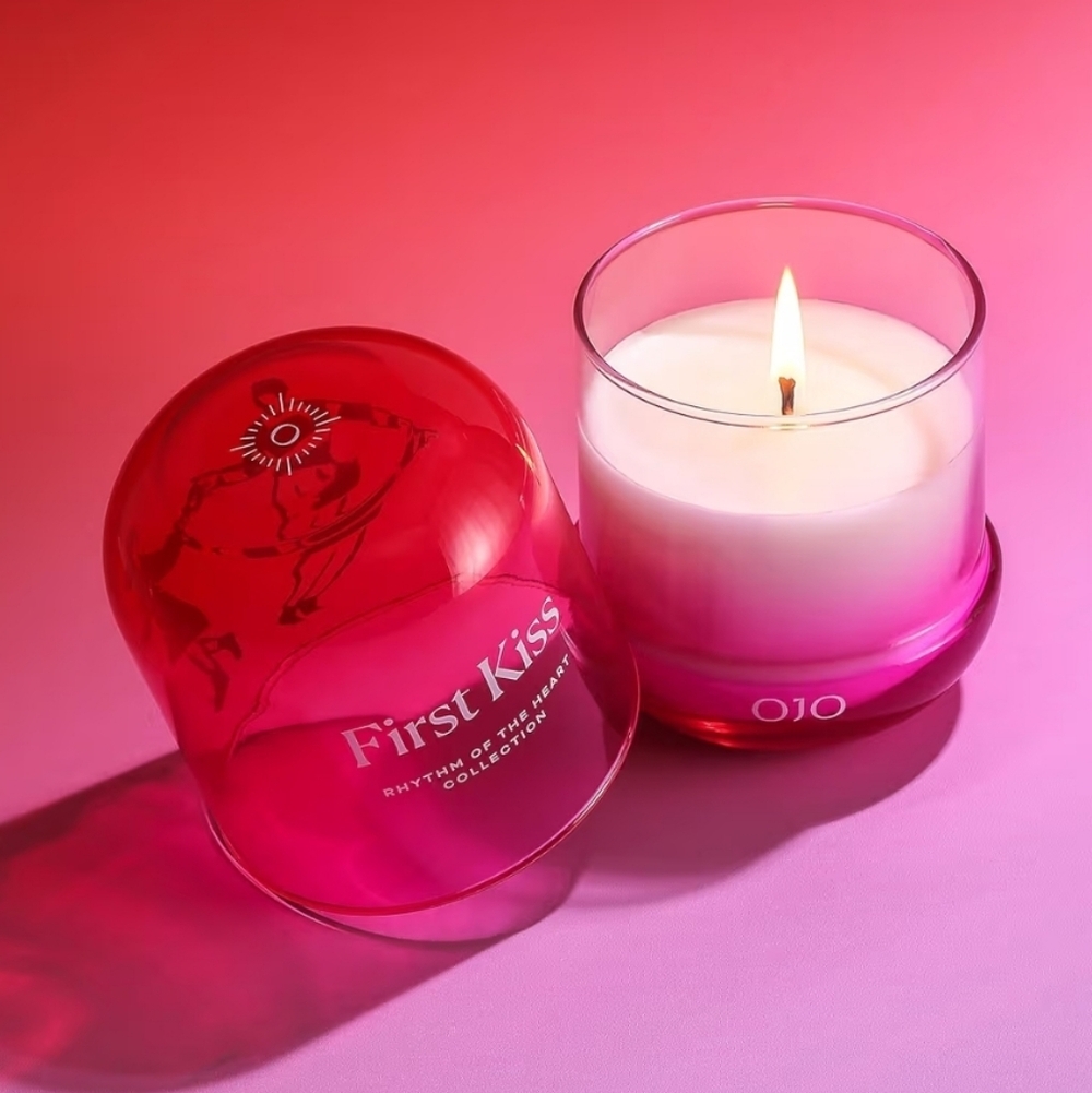 OJO First Kiss Scented Candle – 7.8 oz Jar Candle